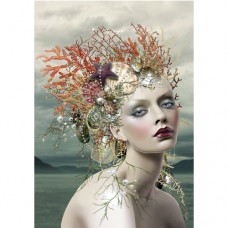 MAXINE GADD CREATIONS GREETING CARD Sea Opal